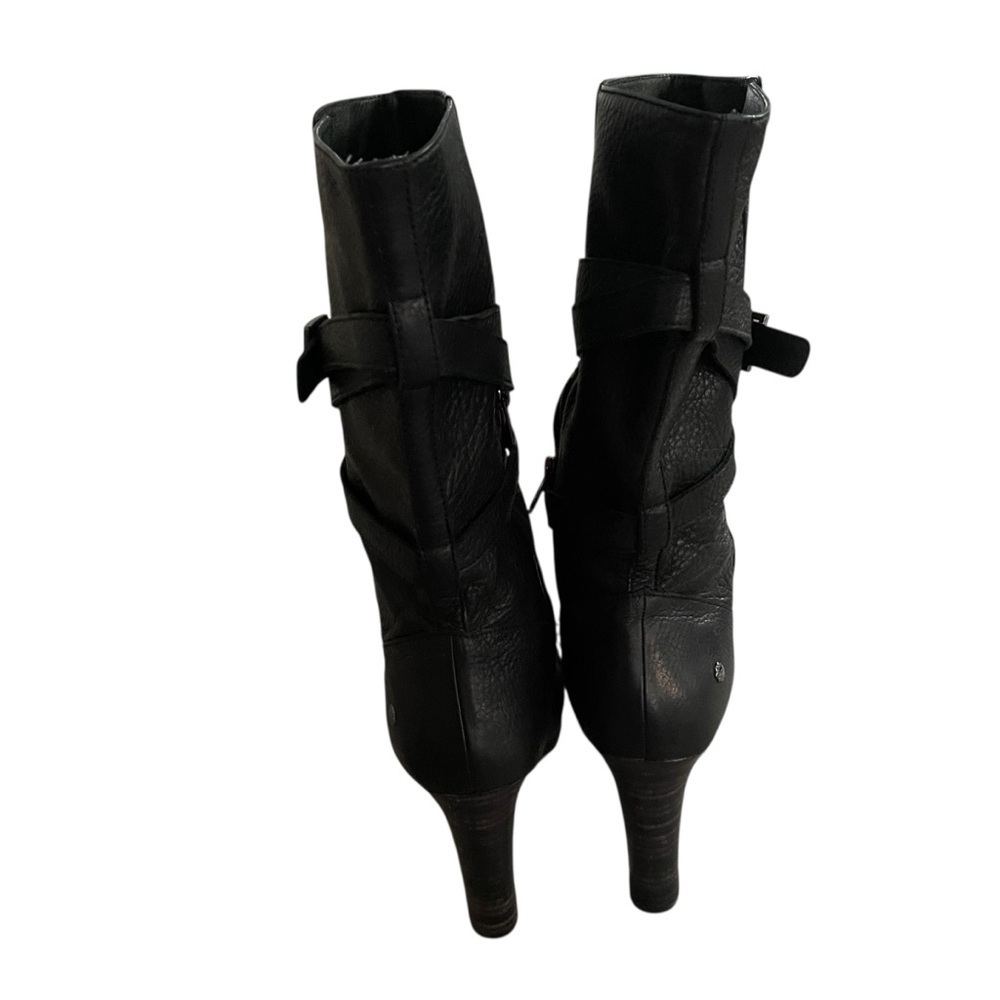 UGG Jardin Black Heeled Boots Timeless Elegance Size 10 - Picture 6 of 10